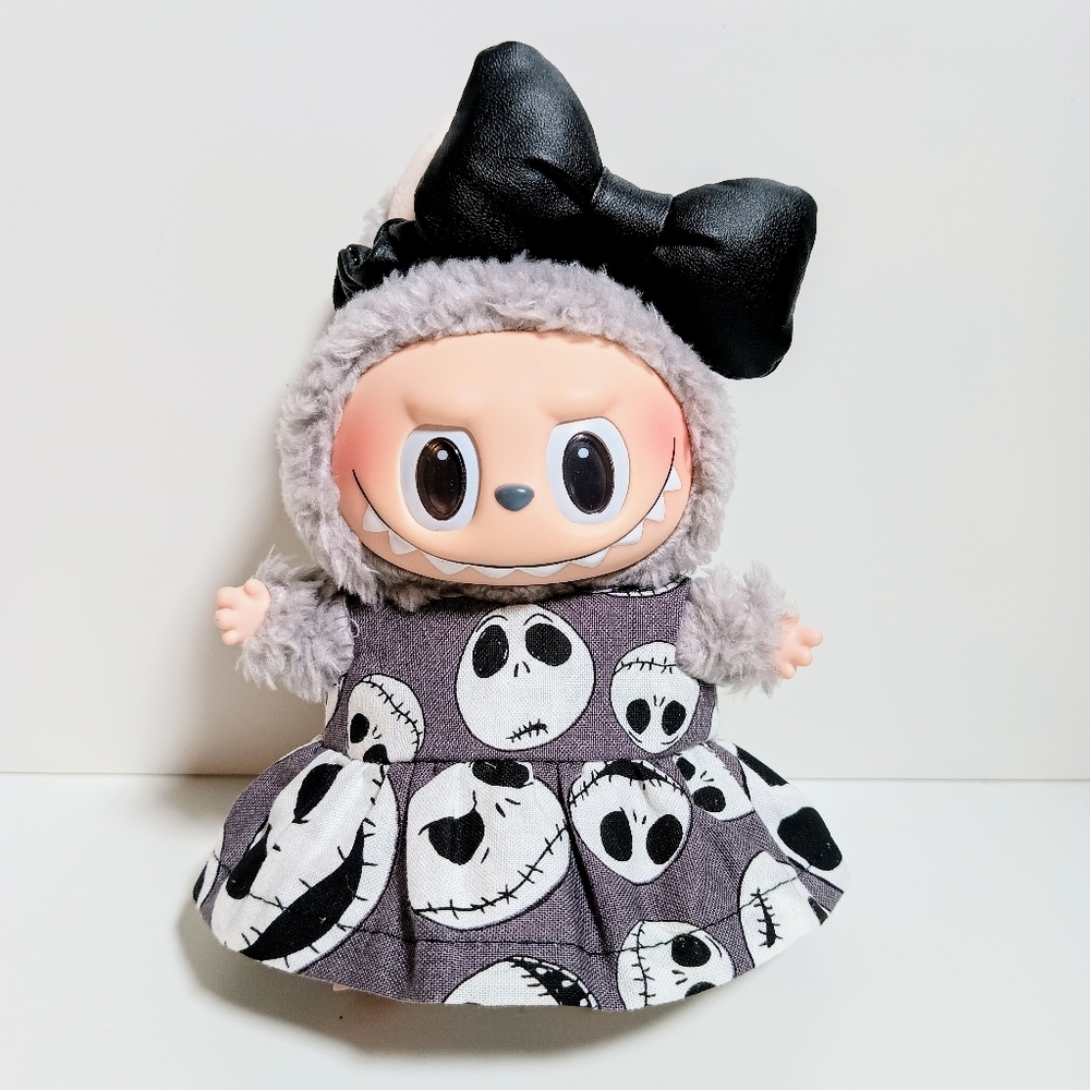 Custom Disney Nightmare Before Christmas Jack Dress and Faux Leather Bow